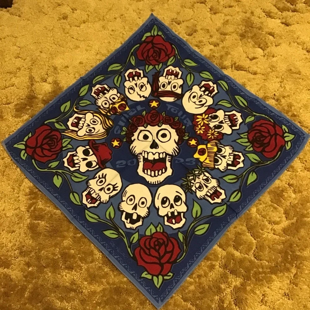 Dead n company final tour 2023 bandana